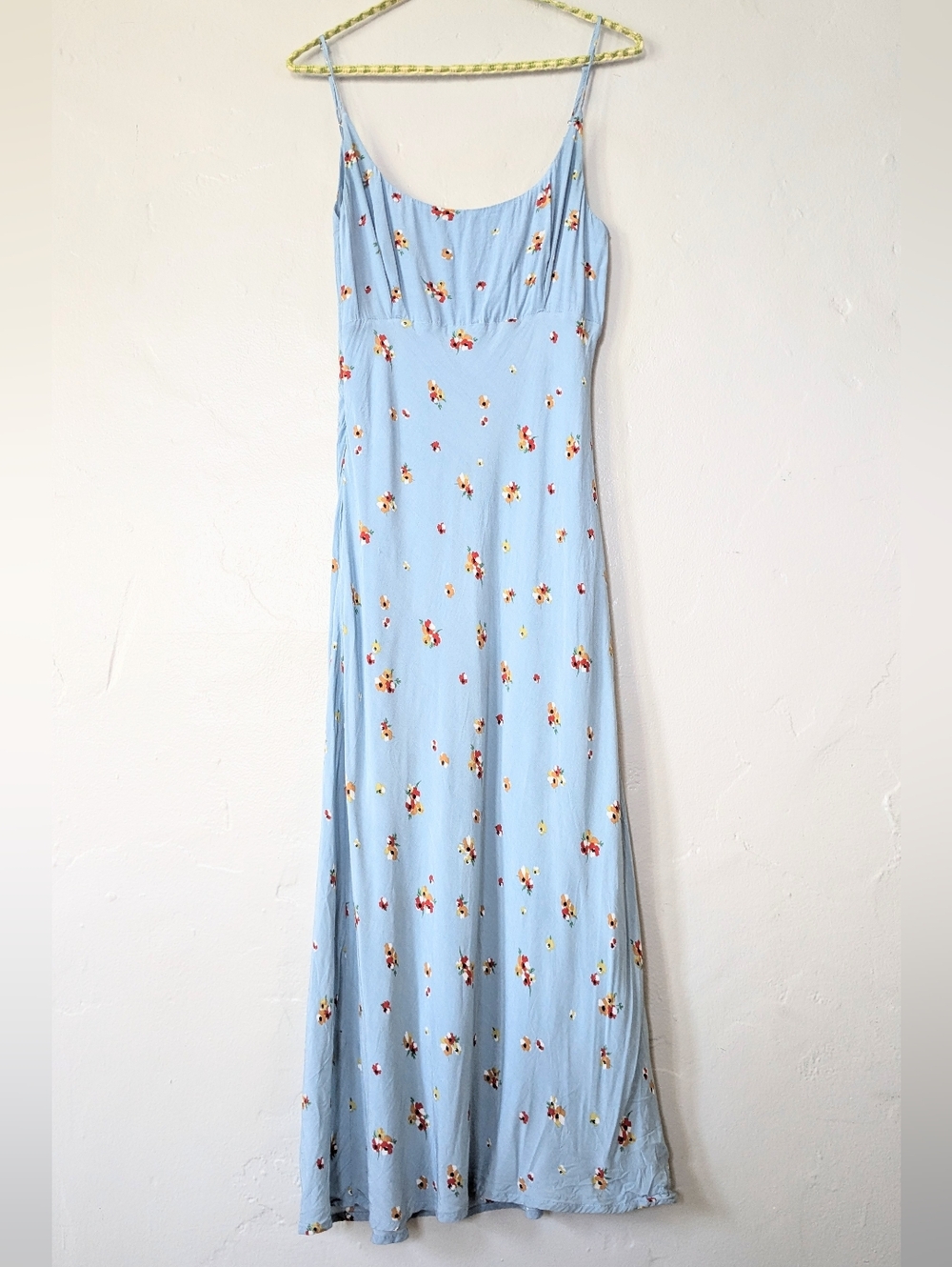 ASTR the Label Blue Floral Midi Maxi Dress Size Medium - Picture 2 of 5